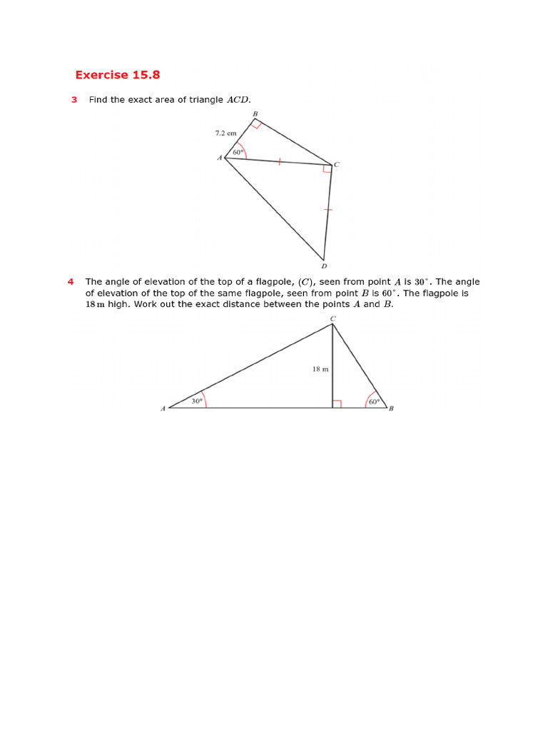 Kami Export - 7UP - Exercise Chapter 15 | PDF | Perpendicular | Triangle