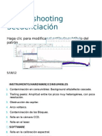 Troubleshooting Secuenciacion