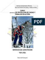 Manual Curso Basico de Proteccion de Caidas y Trabajo en Altura