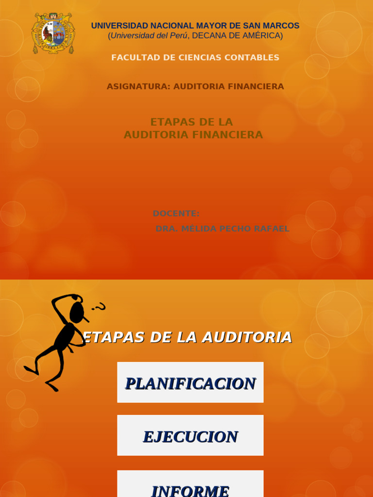 Etapas de la Auditoría Financiera | PDF | Auditoría | Contralor