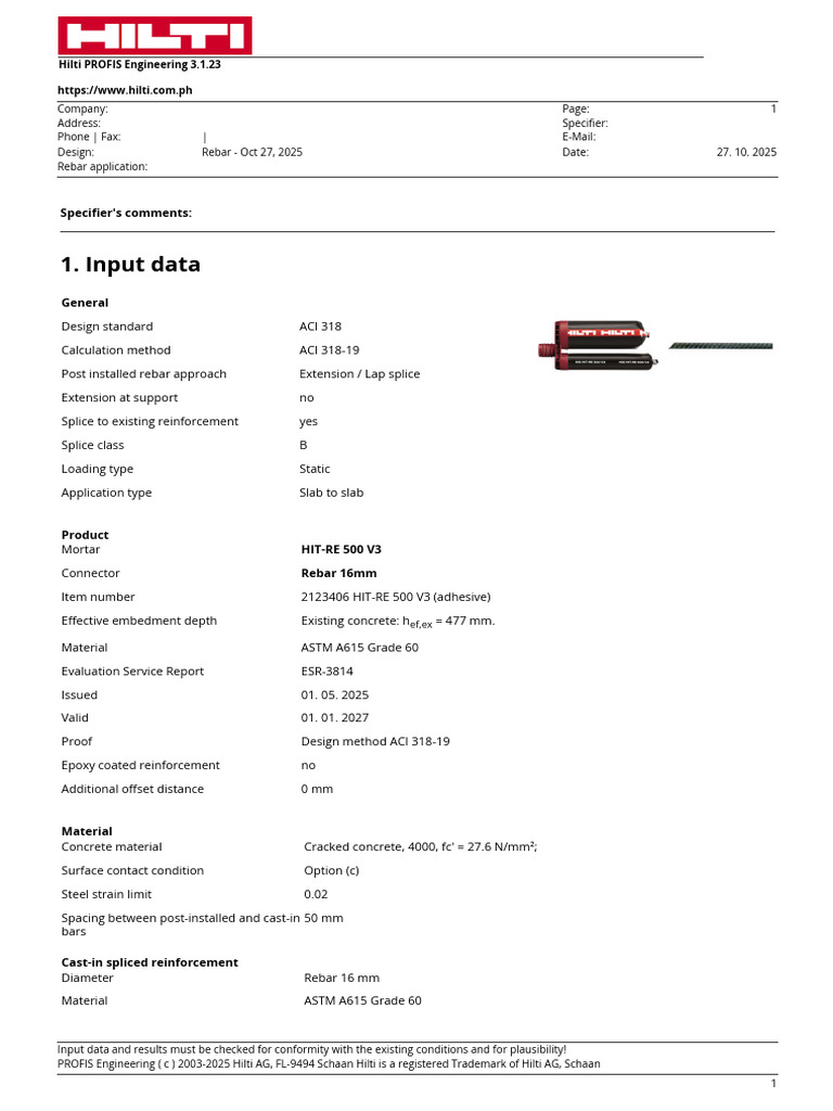 ACI 318-19 Rebar Design for Slabs | PDF | Building Materials ...