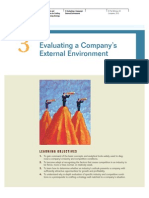 3. Evaluating a Company's External Environment