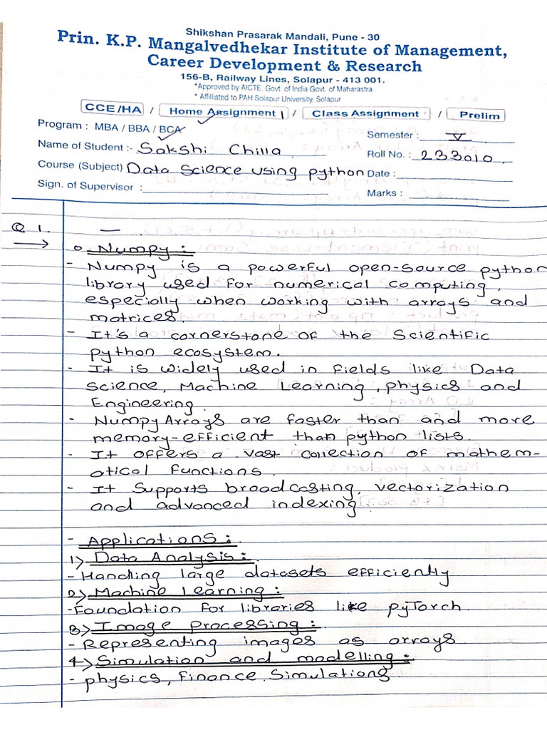 DS Using Python | PDF