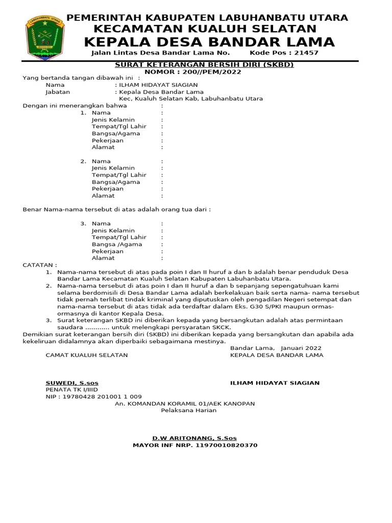 SKBD Bandar Lama.. | PDF
