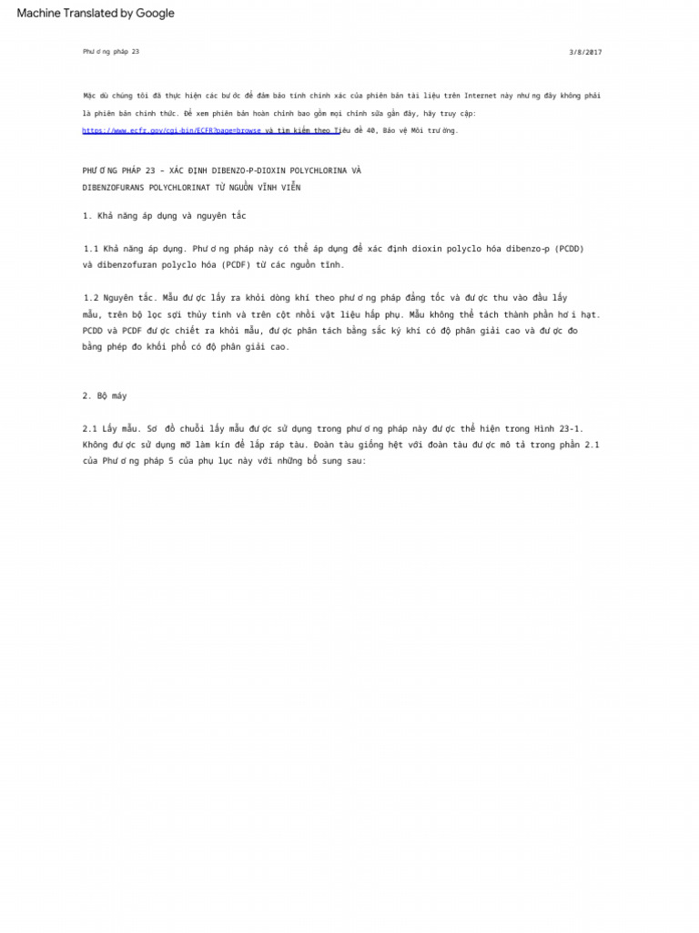 Method 23 | PDF