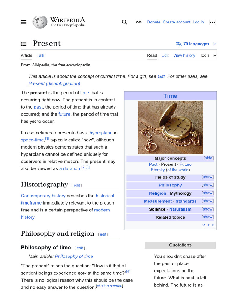 En Wikipedia Org Wiki Present | PDF