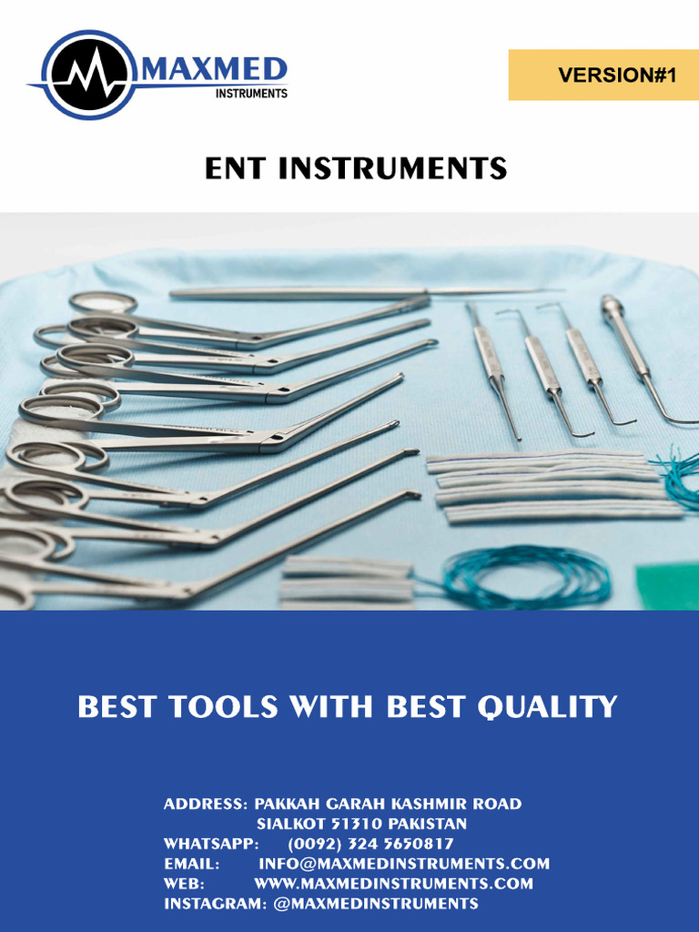 Quality ENT Instruments and Tools | PDF | Human Nose | Primate Anatomy