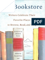 MY BOOKSTORE: Writers Celebrate Their Favorite Places To Browse, Read, and Shop - A Sample Reader