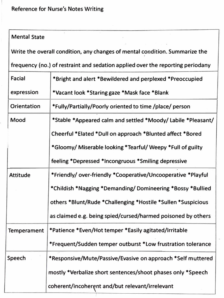 Nurses Notes | PDF