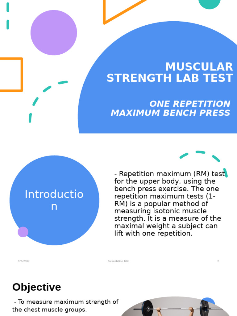 One Rep Max Bench Press Test Guide | PDF | Sports Science | Weight