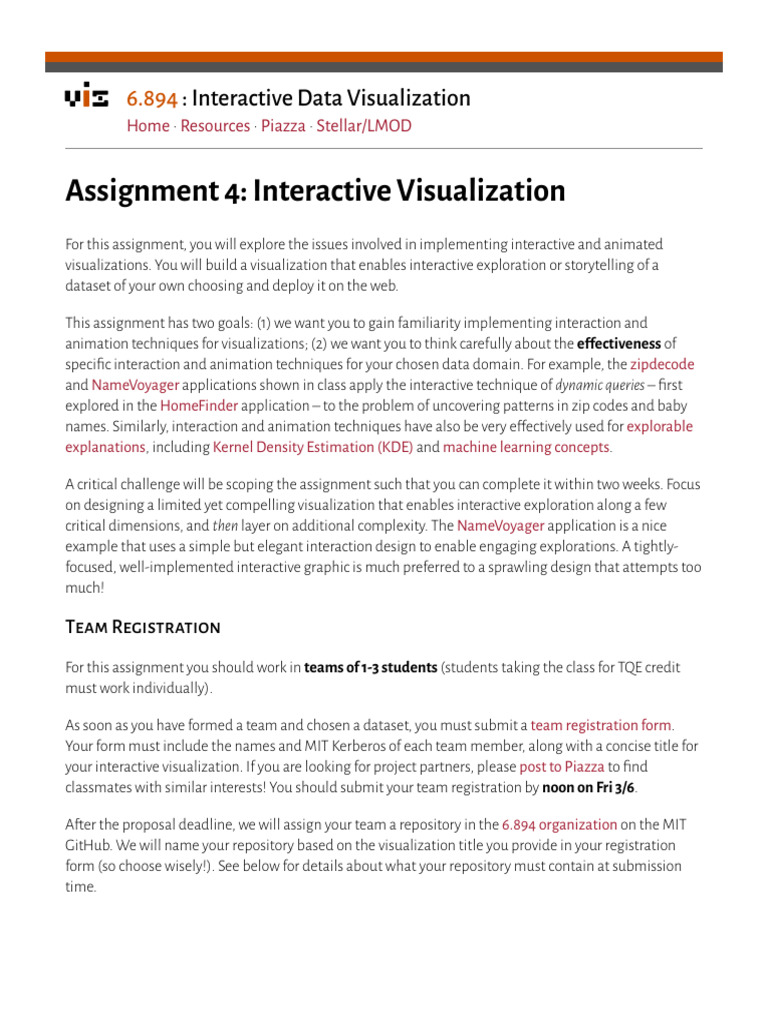 Assignment 4- Interactive Visualization | 6.894- Interactive Data ...