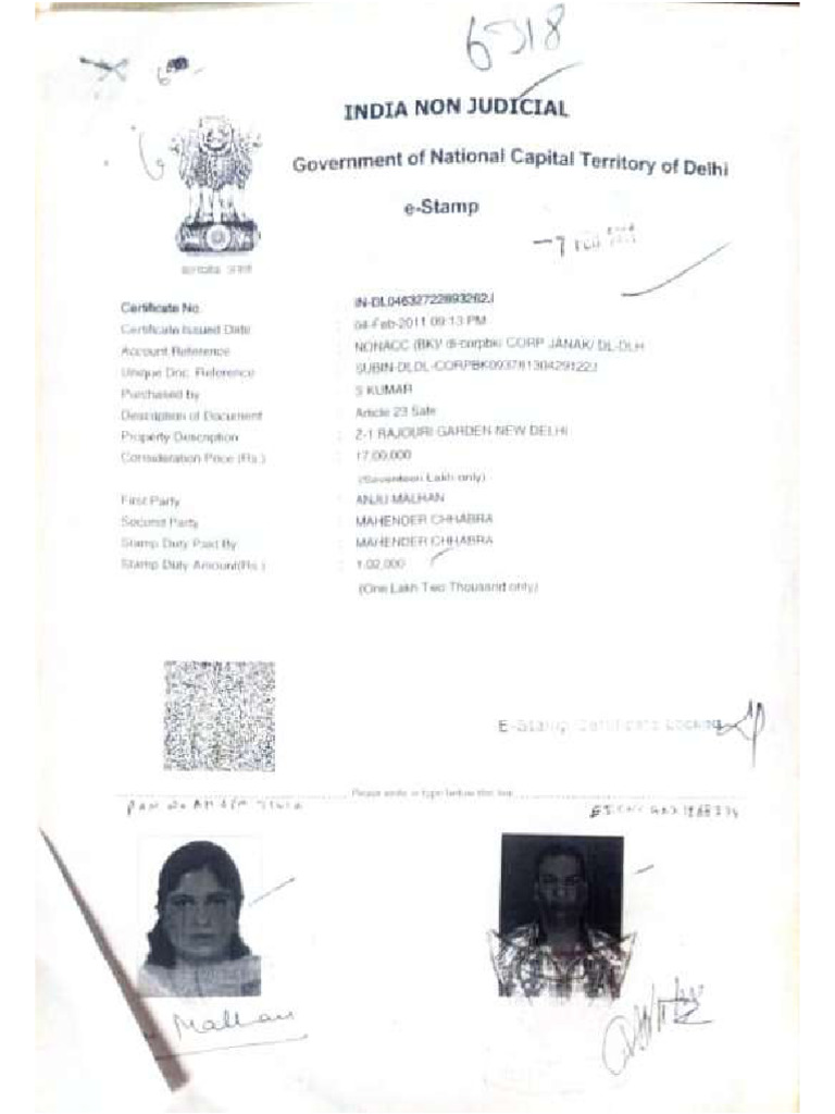 Mahnder Chhabra Property Paper | PDF
