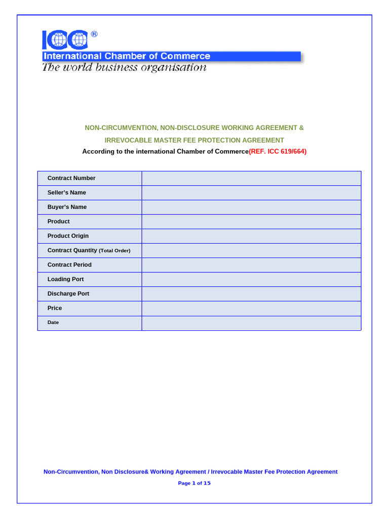 NCNDA & IMFPA Agreement Template | PDF | Arbitration | Banks
