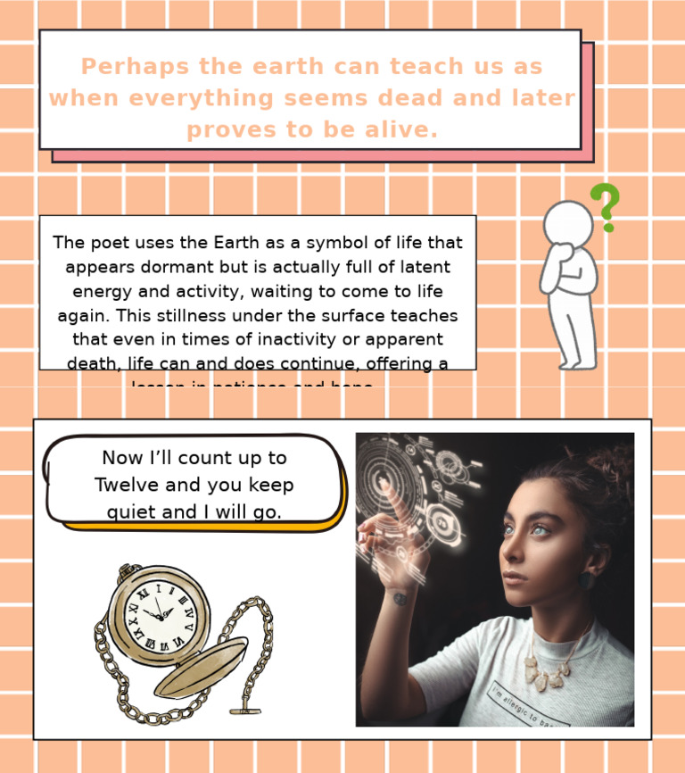 Time and Place English Presentation in Orange and Pink Grid - 20250911 ...