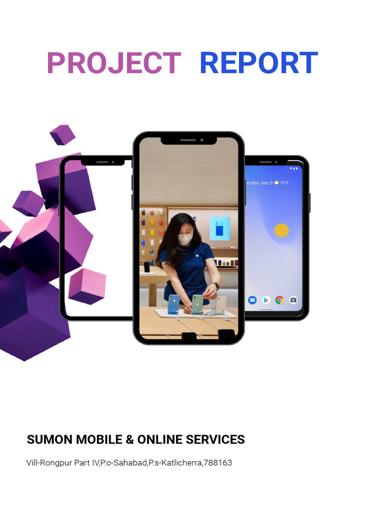 Sumon Mobile Services Project Report | PDF | Smartphone | Telephone