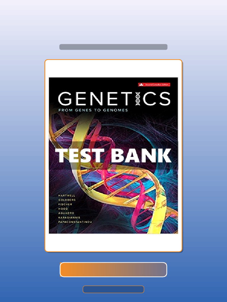 Ultimate Bundle Genetics 2nd Edition Hartwell Ebook and TestBank Bundle ...