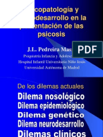 Psicopatología y Neurodesarrollo en la presentación de las Psicosis