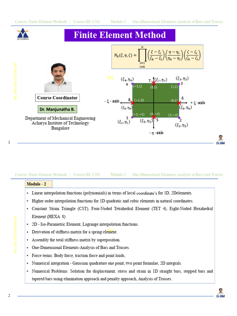 Module 2 Interpolation Bars and Truss Lecture Notes. 16859632070762 PDF ...