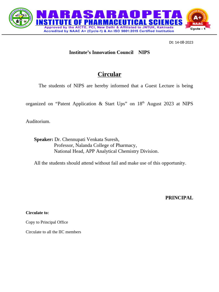 Circular | PDF
