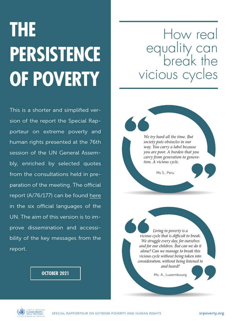 Breaking the Cycle of Poverty | PDF | Poverty | Poverty & Homelessness