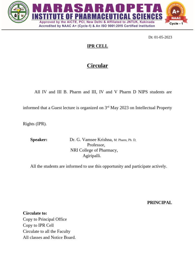 Circular | PDF