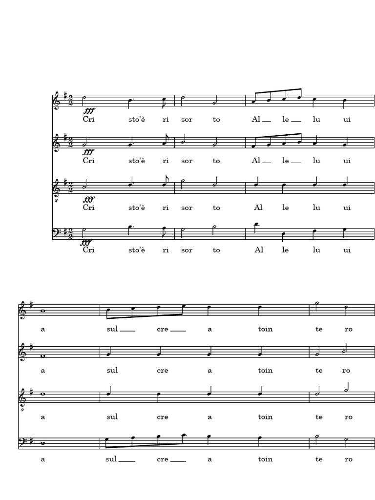 Cristo E Risorto Handel Pdf George Frideric Handel