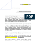 Carta Solicitud Manutencion