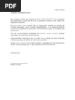Carta de recomendación laboral