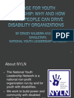 National Youth Leadership Network with Autism NOW May 8, 2012