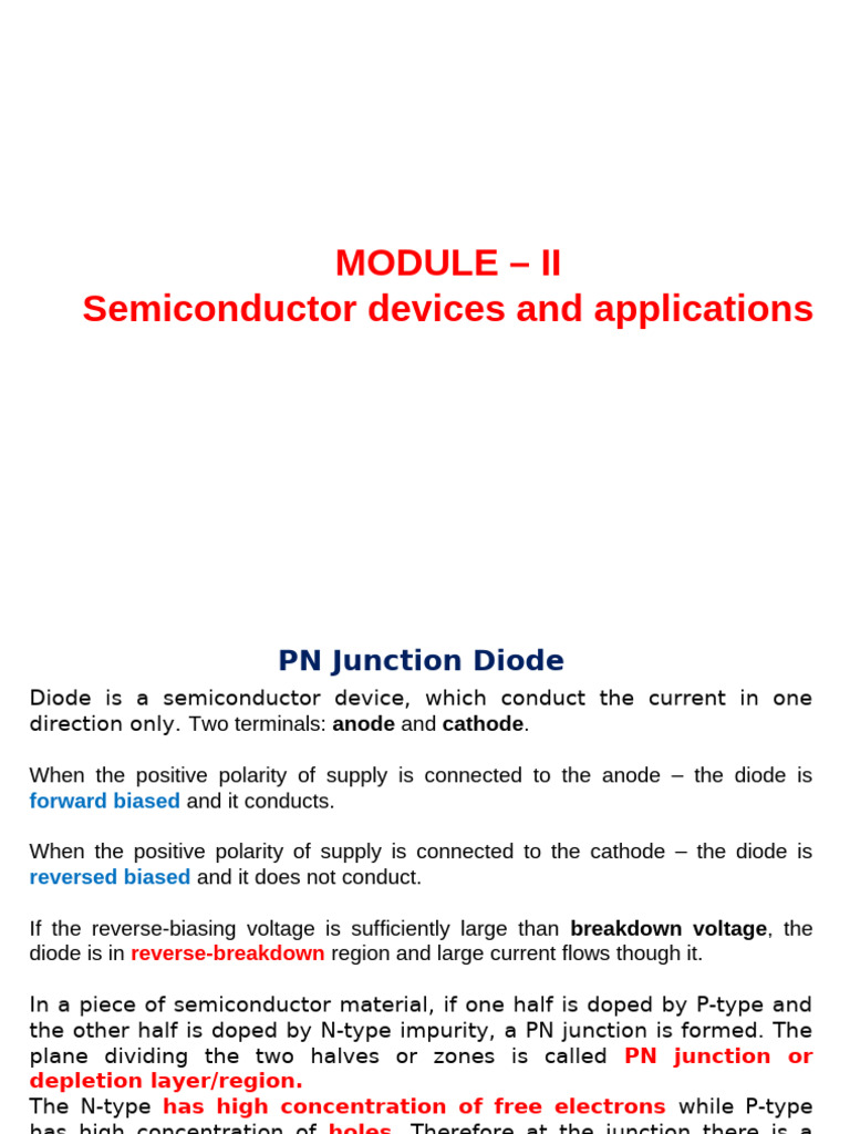 Diode Basics and Applications Explained | PDF | Field Effect Transistor ...