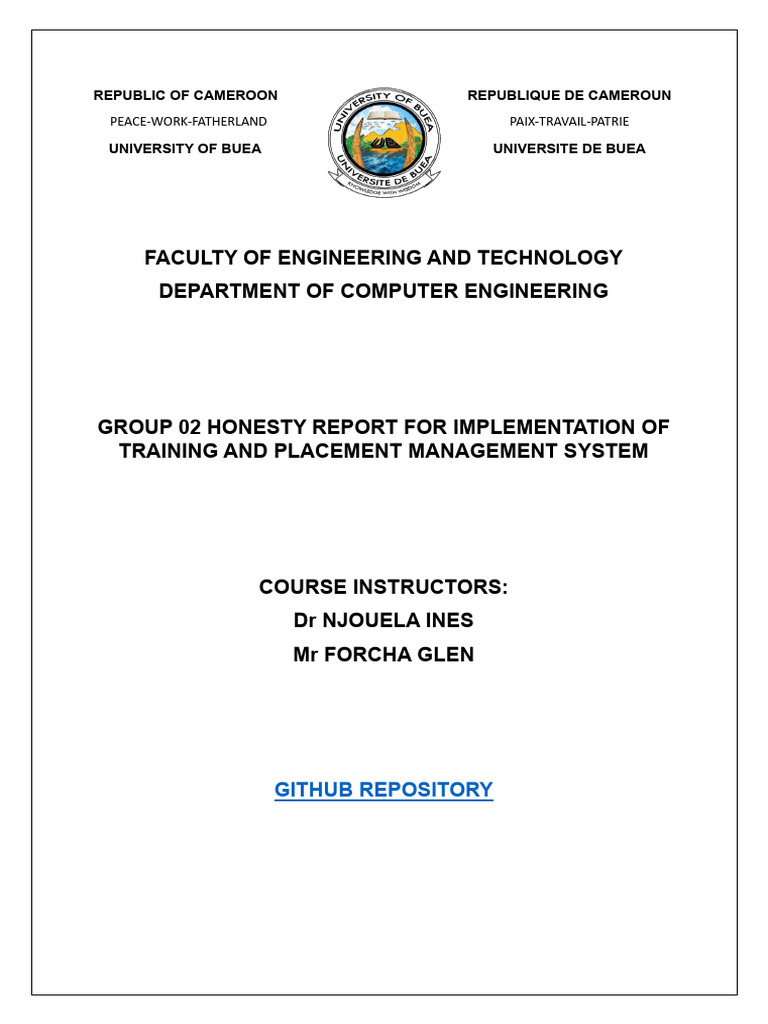 Honesty Report Group 02 | PDF | Databases | Software Design
