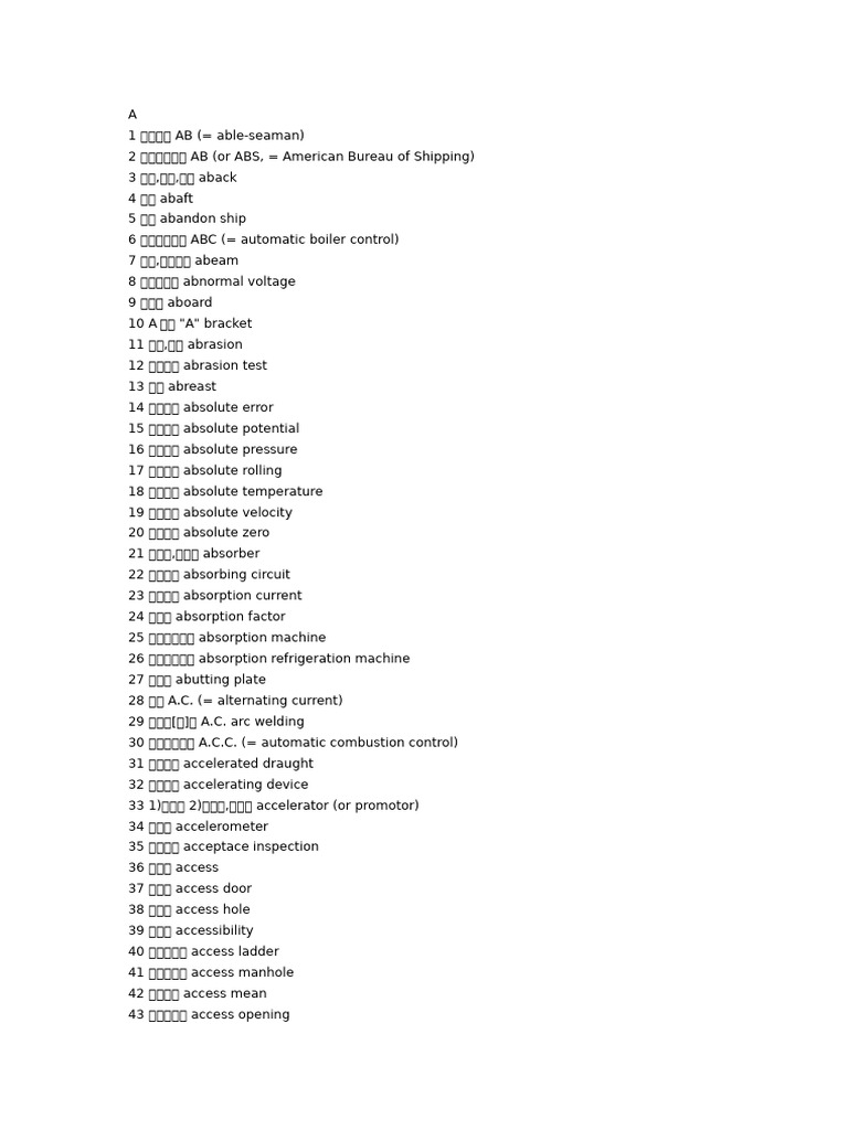 船舶词典（15万字） | PDF
