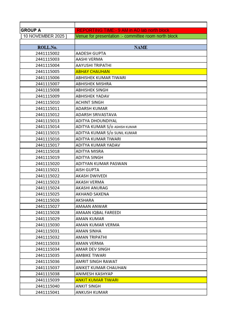 It Summer Batch 2025 Group Allocation | PDF