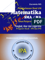 Download Pembahasan Soal UN 2012 - Pangkat Akar Dan Logaritma by Darminto SN94054660 doc pdf