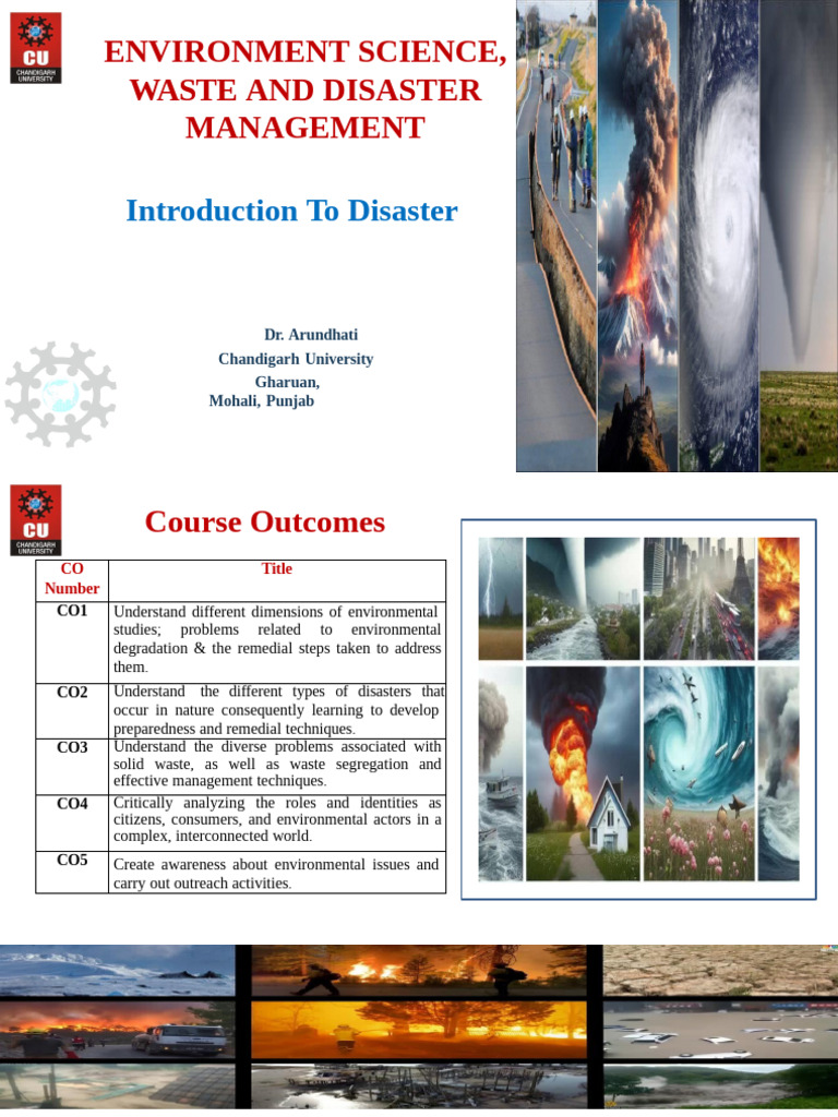Environmental Science: Disaster Management | PDF | Flood | Earthquakes