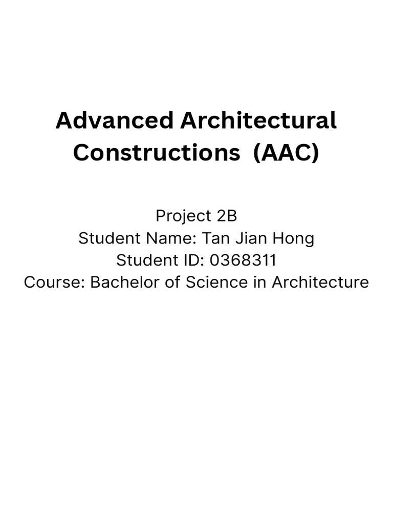 AAC Project 2b-Tan Jian Hong | PDF