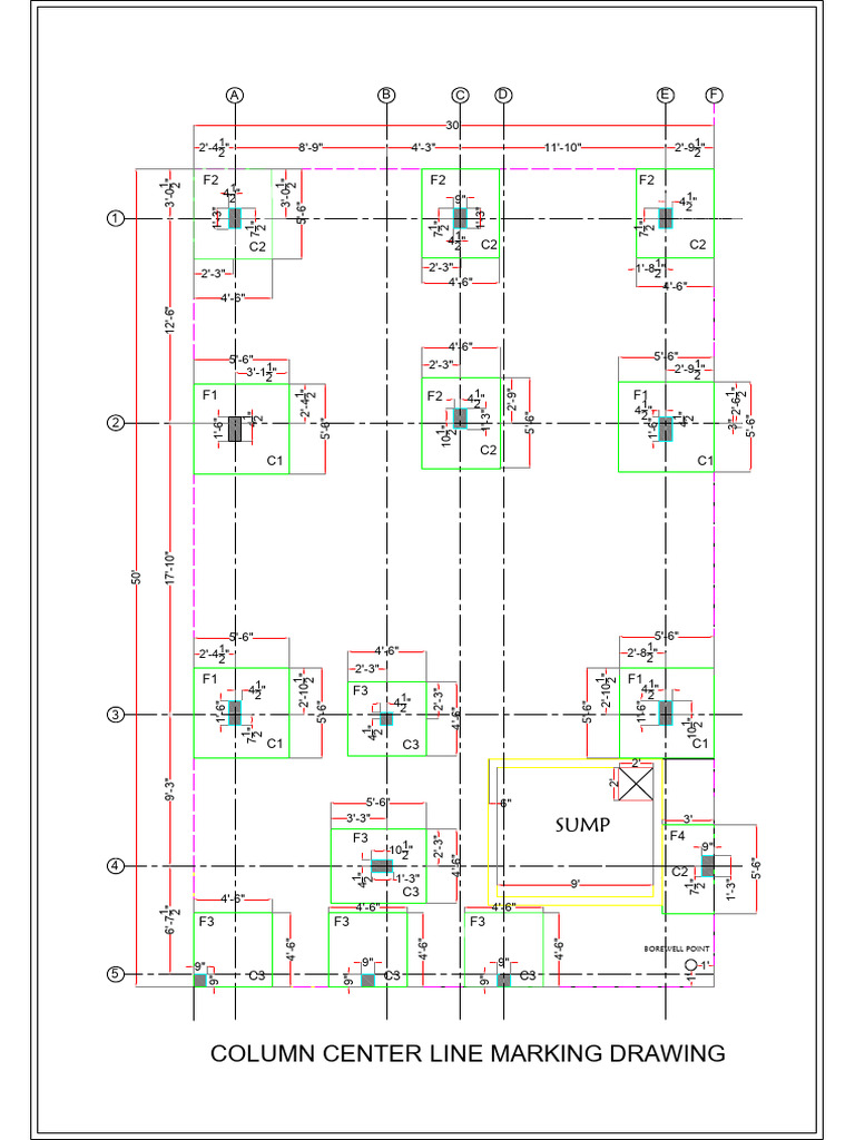 Amruth Column Center Line Drawing-1 | PDF | Tornadoes | Storms