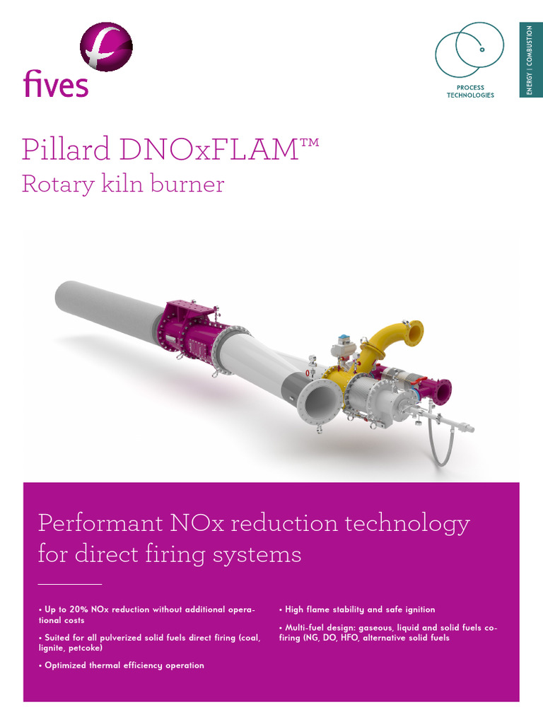 Low-NOx Rotary Kiln Burner Technology | PDF | Combustion | Fuels