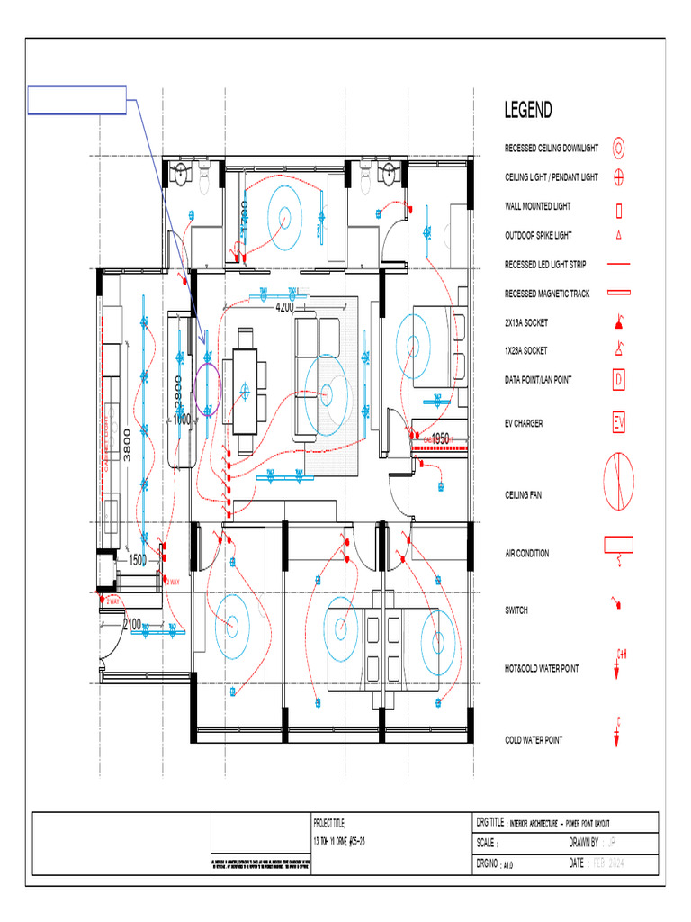 24 05 13 - Toh Yi - M&E Set-A1.100 - PLAN (Lighting) | PDF | Building ...