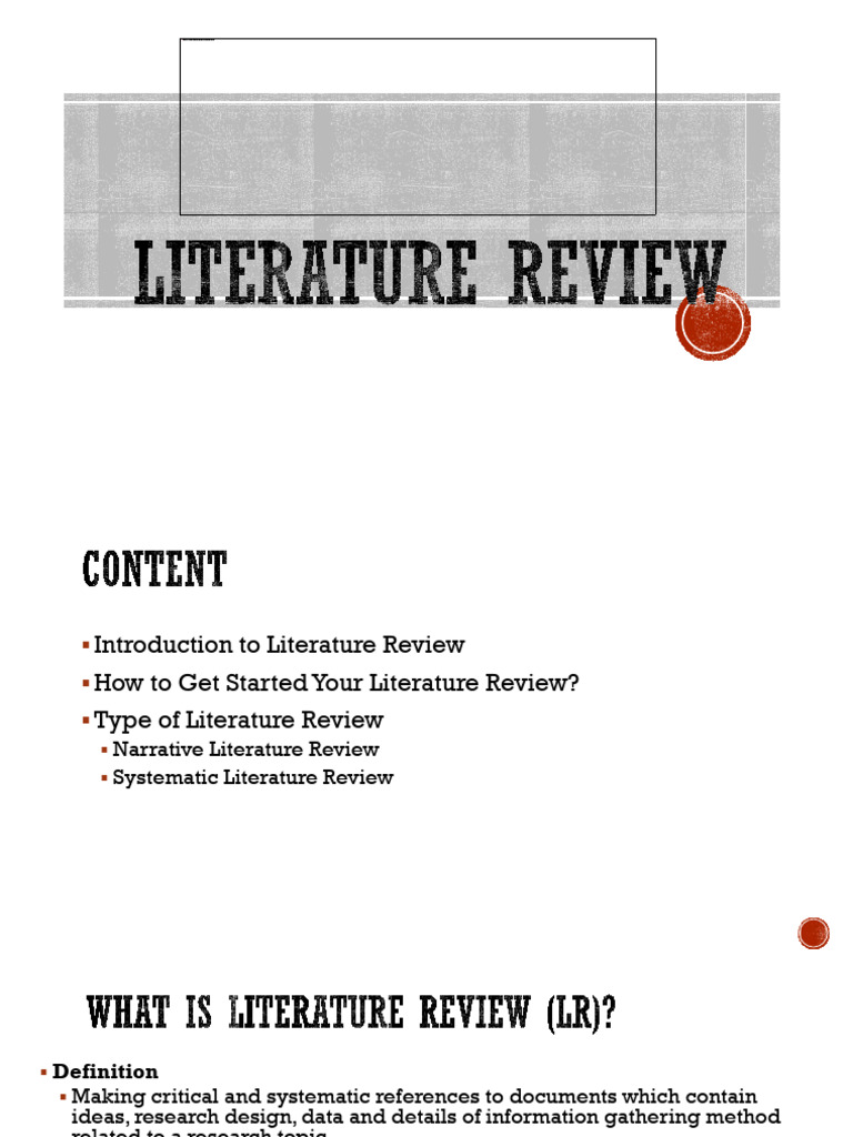 Guide to Conducting Literature Reviews | PDF | Information | Knowledge