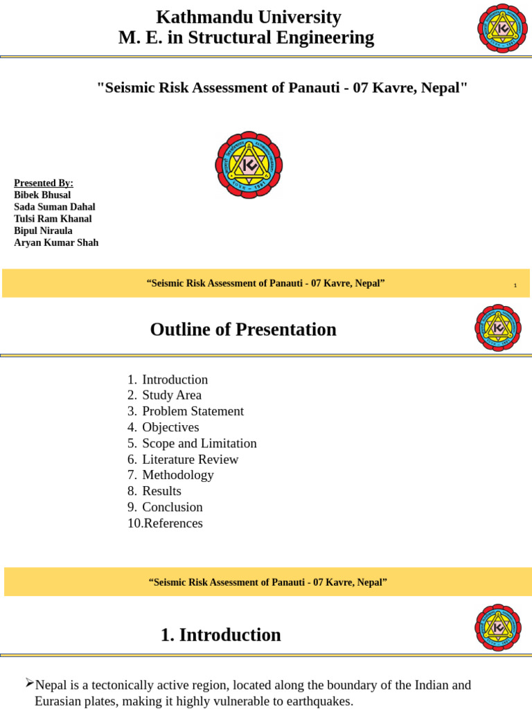 Seismic Risk Assessment in Panauti, Nepal | PDF | Earthquakes | Seismology