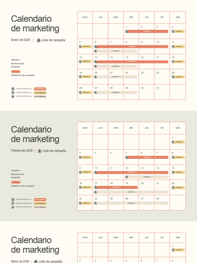 Calendario de Marketing 2025 | PDF