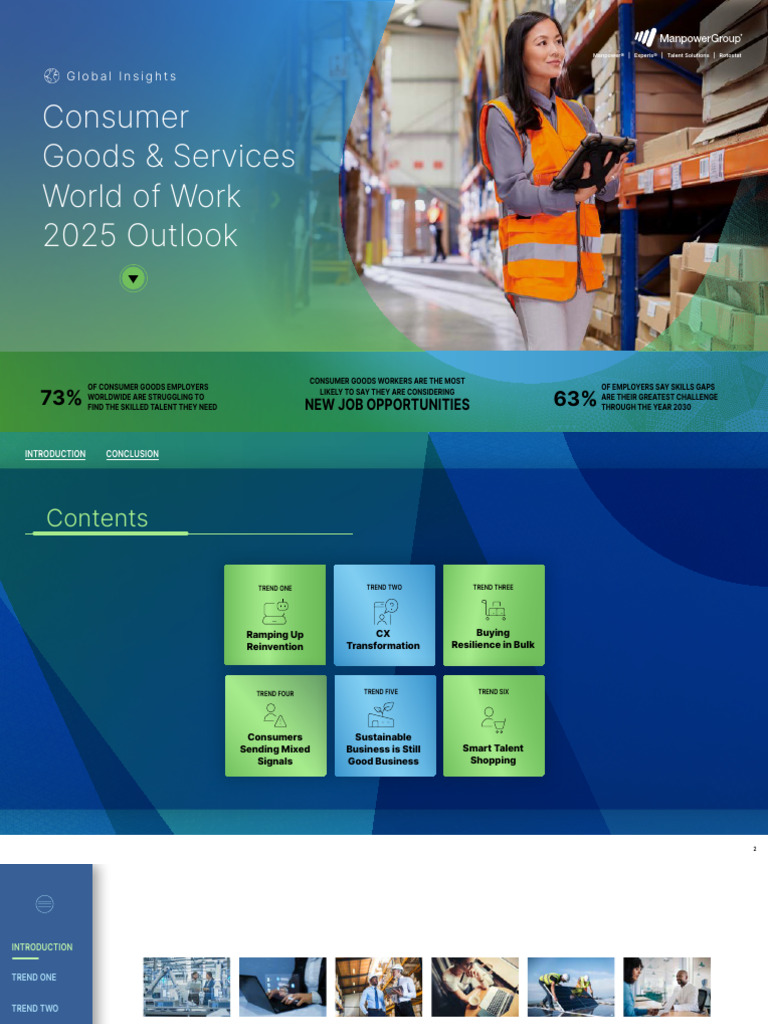 Consumer Goods 2025 Workforce Trends | PDF | Sustainability ...