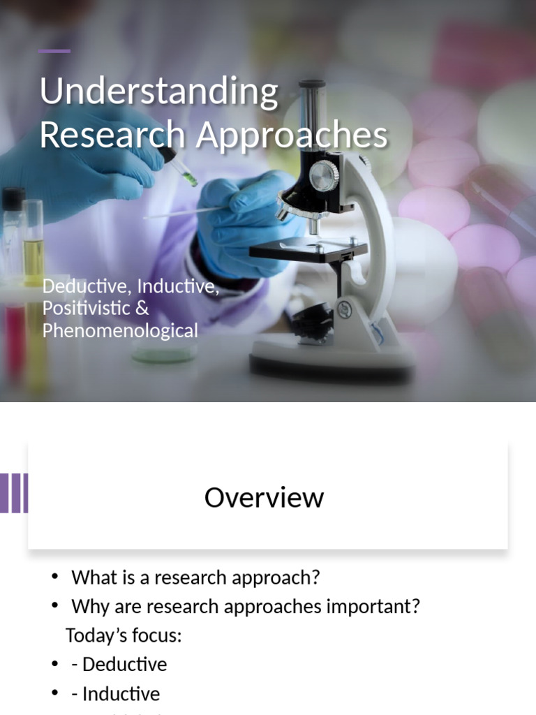 Research Approaches: Deductive to Phenomenological | PDF | Theory ...
