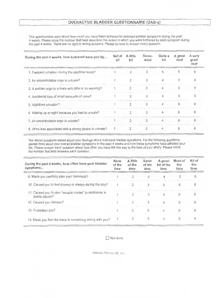 OAB-q | PDF