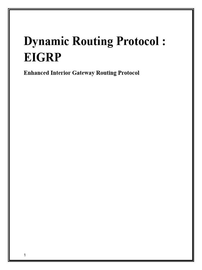 Dynamic Routing Protocol | PDF | Routing | Computer Networking