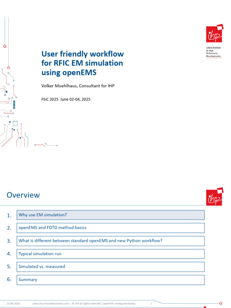 User-Friendly RFIC EM Simulation Workflow | PDF | Computational ...
