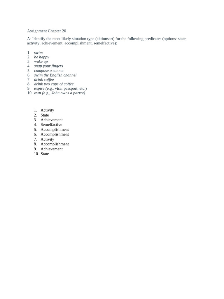 Ass H20 | PDF