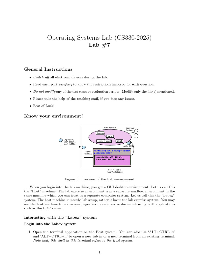 CS330 Lab 7: gemOS File API Exercise | PDF | Pointer (Computer ...