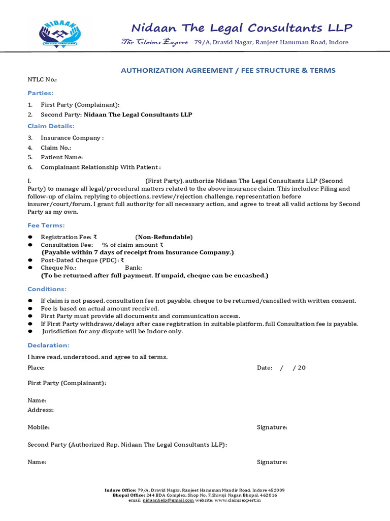 Authorization Form | PDF